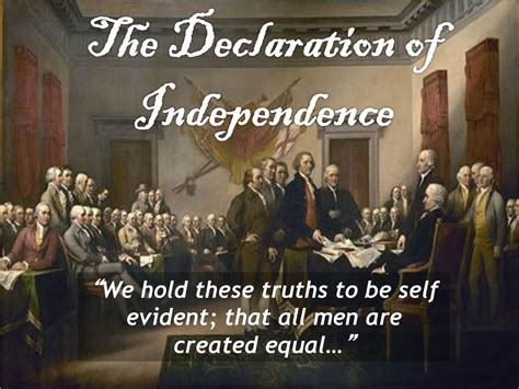 Declaration Of Independence Ppt