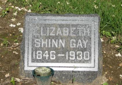 Elizabeth Shinn Gay 1846 1930 Mémorial Find a Grave
