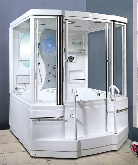 Showerbathsauna Combo Love It Corner Bathtub Shower Corner