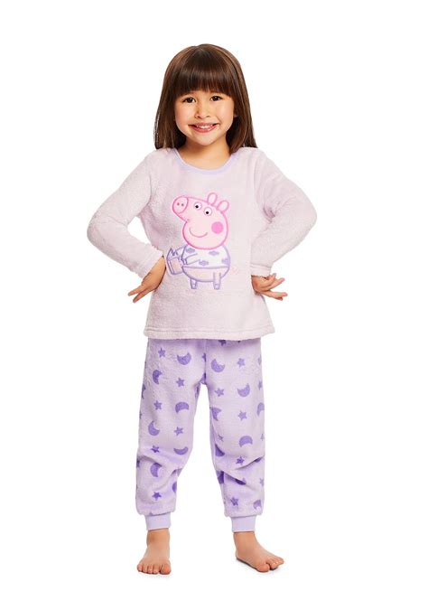 Peppa Pig Pajamas For Girls 2 Piece Sleepwear Girls Pj Set 6x