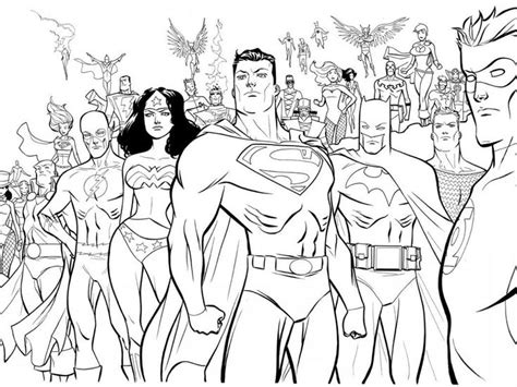 Dc Comics Coloring Pages