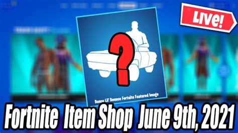 🔴live🔴 Fortnite Item Shop Countdown [june 9th 2021] New Skins Fortnite Item Shop Live