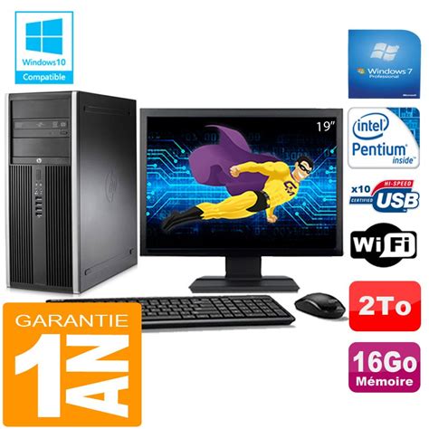 Pc Tour Hp Compaq Intel G Ram Go Disque To Wifi W Ecran