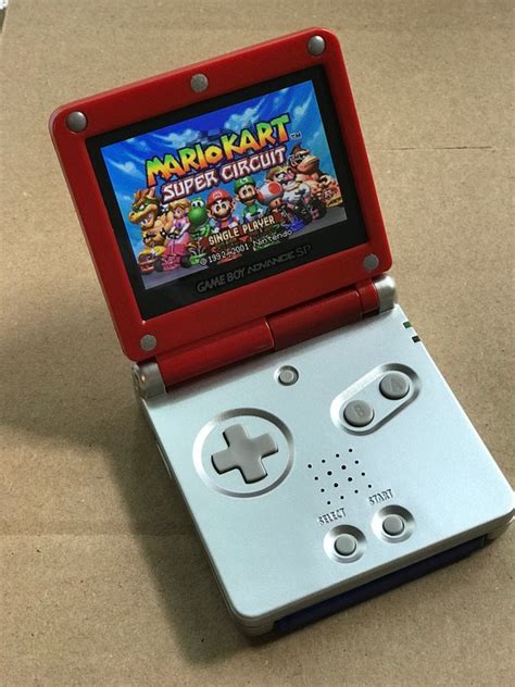 Silver Gameboy Advance SP Np Gov Lk