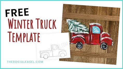 Free Winter Truck Template Download