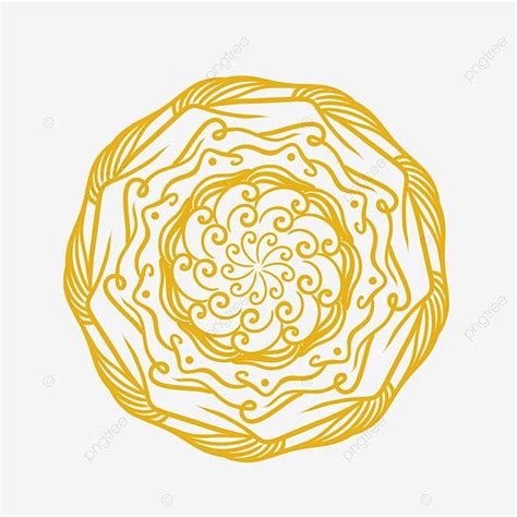 Golden Pattern Decorative Shading Golden Pattern Decoration Png