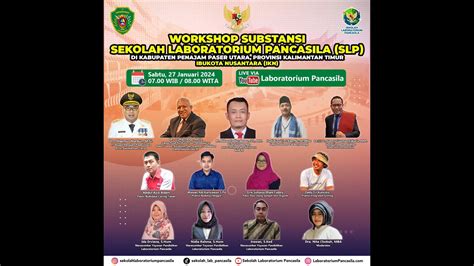 Workshop Substansi Sekolah Laboratorium Pancasila Slp Di Kab Penajam