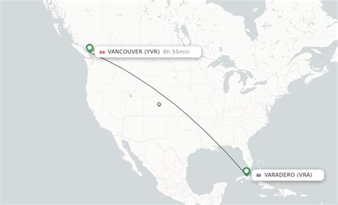 Direct Non Stop Flights From Varadero To Vancouver Schedules