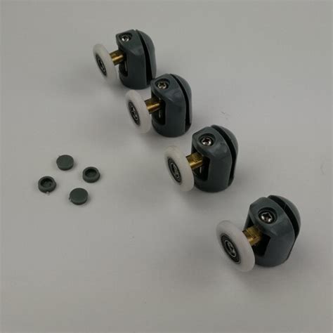 4pcslot With Copper Shaft Shower Rooms Cabins Pulley Shower Room Roller Runnerwheelpulley