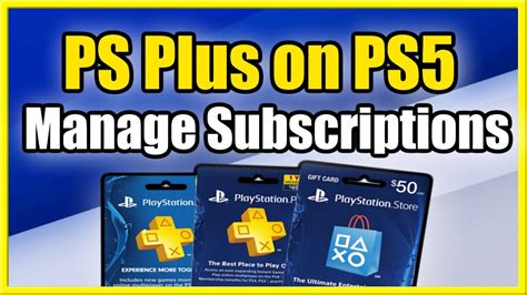 How To Manage Subscriptions On Ps5 Turn On Or Off Auto Renew Extend