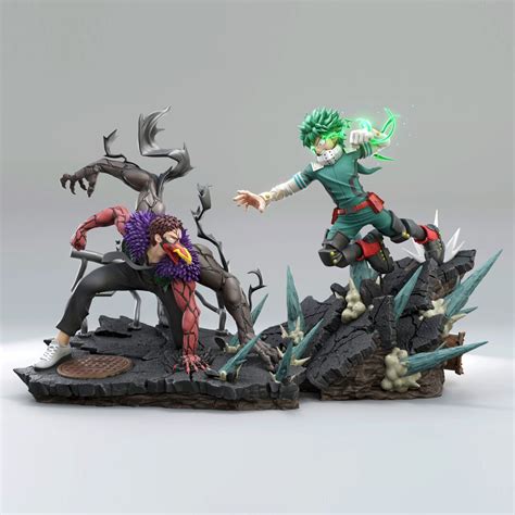 Deku Midoriya Izuku VS Overhaul Together or Separately Figure Statue ...