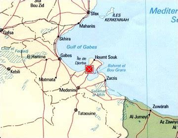 Images and Places, Pictures and Info: djerba tunisia map