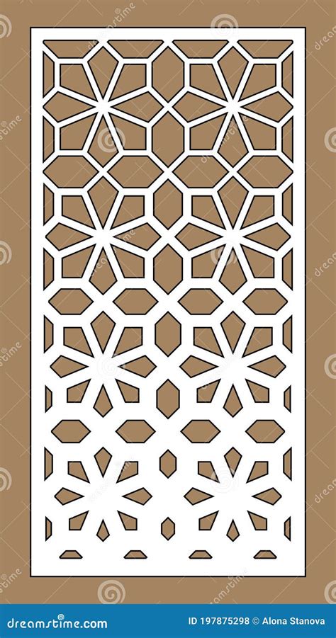 Cnc Decorative Pattern Jali Design Interior Element Islamic Arabic