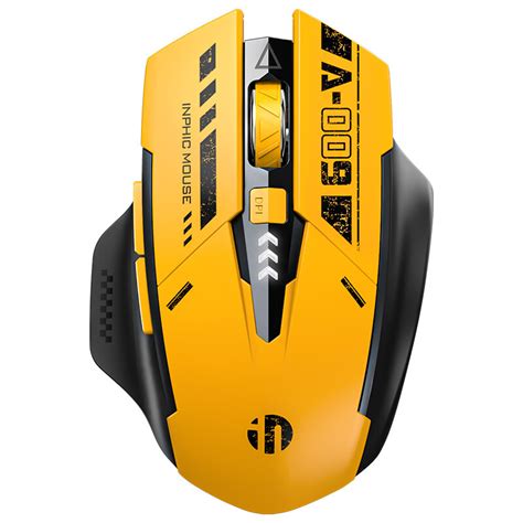 Inphic F G Wireless Mouse Rechargeable Sci Fi Mecha Style Noiseless