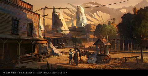 Artstation Tiago Sousas Submission On Wild West Environment Design