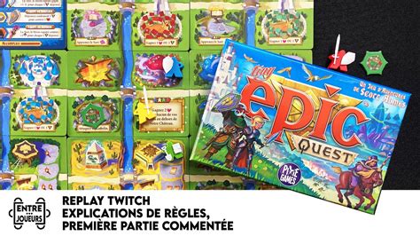 Tiny Epic Quest règles du jeu et partie complète commentée du jeu de