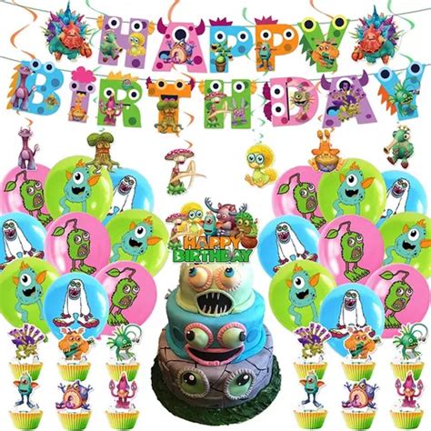 Decora O De Festa De Anivers Rio My Singing Monster Parcelamento Sem