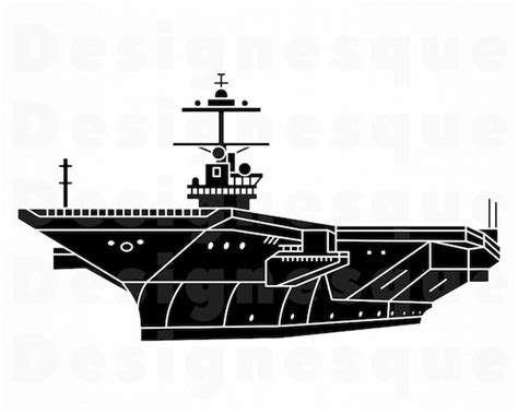 Aircraft Carrier SVG Navy Svg Aircraft Carrier Clipart Etsy