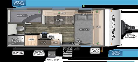 Wolf Pup Floorplans - Forest River RV