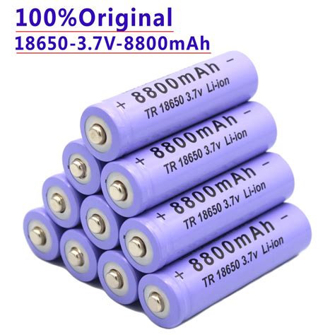 100Original Recargable Bateria 18650 8800mah 3 7v Bateria De Litio18650