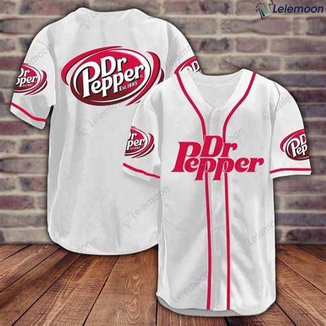 Dr Pepper Baseball Jersey T Shirt Lelemoon