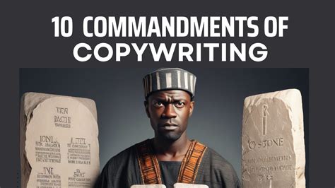 The 10 Commandments Of Copywriting By Mk Akan