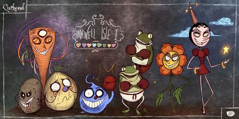 "The Bosses of Inkwell Isle I" by Atlas-White : r/Cuphead