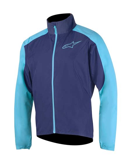 Alpinestars Descender 2 Radjacke Schwarz Poseidon Blau Atoll Blau