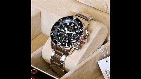 Seiko Ssc015p1 Solar Chronograph Diver Watch Youtube