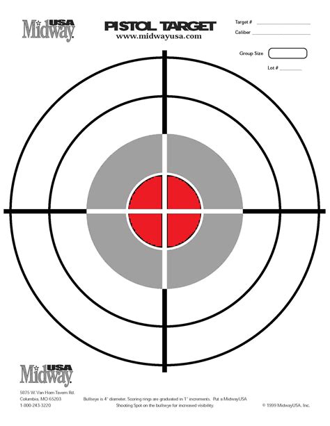 Fun Printable Targets Targets Printable Shooting Fun Target