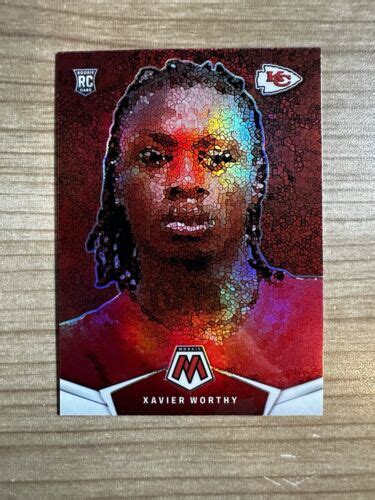 Xavier Worthy Panini Mosaic Rookie Micro Mosaic Chiefs Ebay