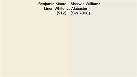 Benjamin Moore Linen White Vs Sherwin Williams Alabaster Sw