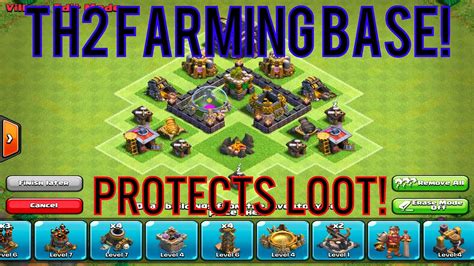 Clash Of Clans Blade TH2 Farming Base Best Town Hall Level 2