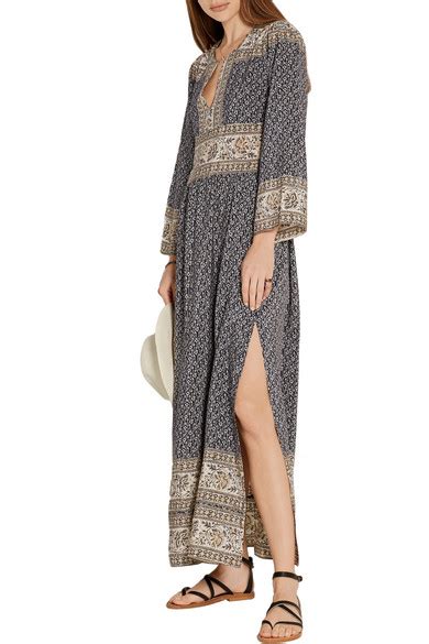 Sea Sabine Printed Silk Crepe Maxi Dress Net A Porter