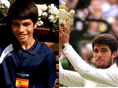 12 Year Old Carlos Alcaraz S Old Video Goes Viral As He Defeats Novak