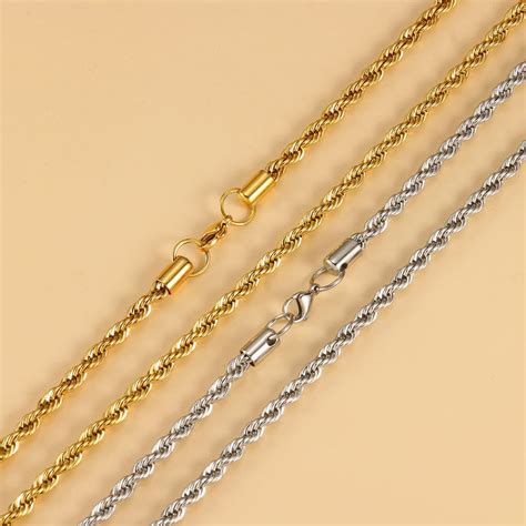 Rope Chain For Men Silver Accessories Caligio Caligio