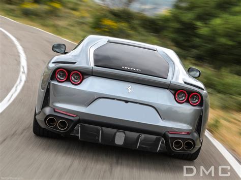 Dmc Ferrari 812 Superfast Sf Gts Rear Diffuser Forged Carbon Fiber Wit