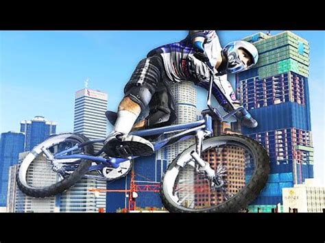 Crazy Gta Bmx Stunt Montage Gta V Stunts Youtube