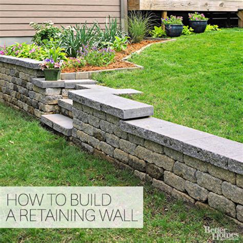 18 Diy Retaining Wall Ideas How To Build A Retaining Wall