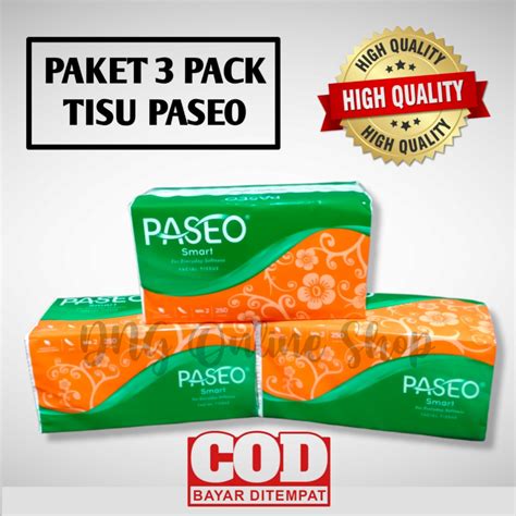 Tisu Tissue Paseo Sheet Ply Promo Paket Pack Tisu Tissue Paseo