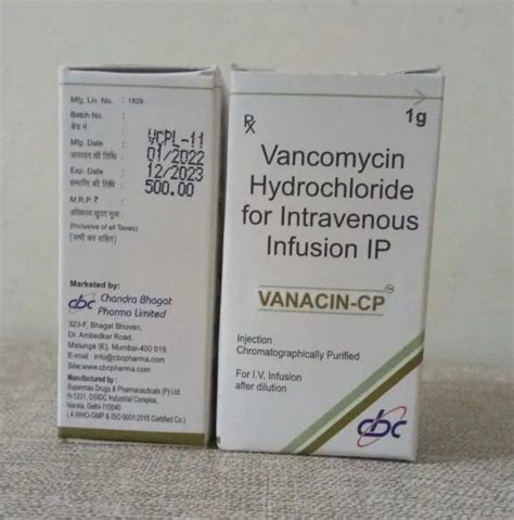 Vancomycin Hydrochloride For Intravenous Infusion Ip Bydivine