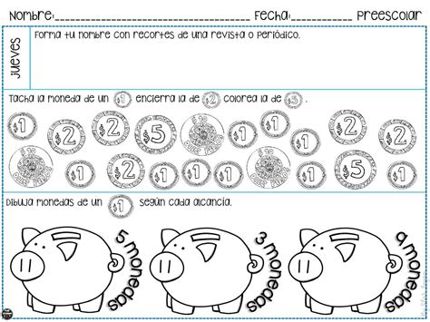Actividades Para Trabajar Con Monedas En Preescolar Para Trabajadores