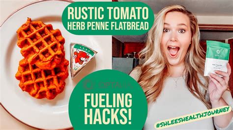 Fueling Hacks Rustic Tomato Herb Penne Flatbread