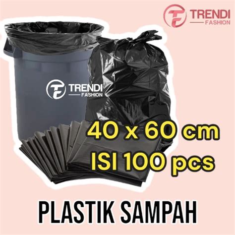 Jual Plastik Sampah X Cm Isi Tempat Kantong Plastik Hitam