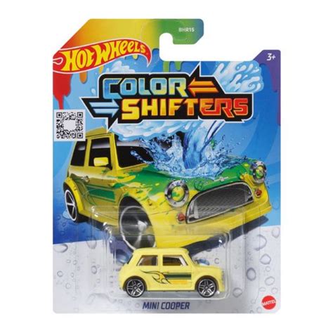 Hot Wheels Color Shifters Mini Cooper Yellow Hotwheels Change Color Shopee Malaysia