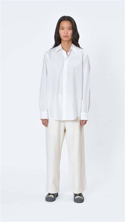 Sofie Dhoore Betty Classic Long Sleeve Shirt White Garmentory