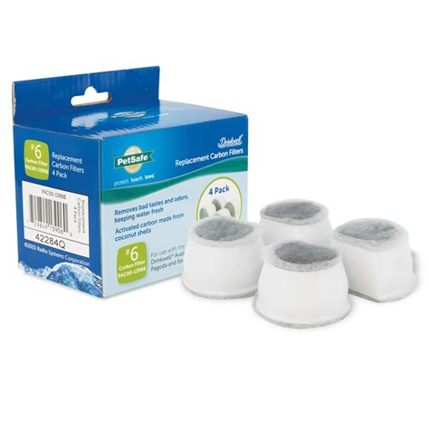 PetSafe Drinkwell Replacement Carbon Filters, Dog and Cat Ceramic Water ...