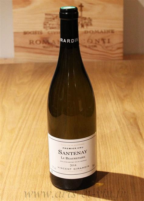 Santenay 1er Cru Beaurepaire Blanc 2014 Domaine Vincent Girardin