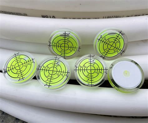 Snapklik 3Pcs Circular Bubble Level Bullseye Degree Marked