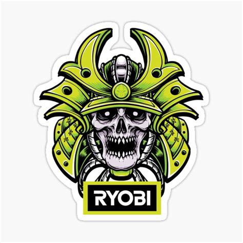 Ryobi Samurai Sticker For Sale By Gear Head Redbubble